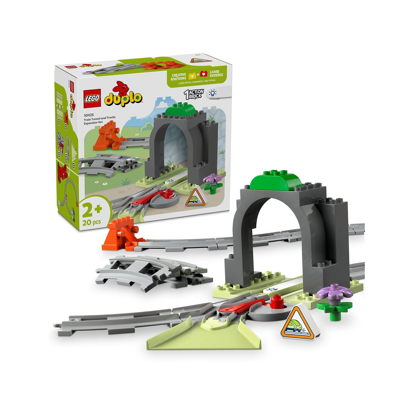 LEGO Duplo Train Tunnel & Trucks Expansion Set - 10425
