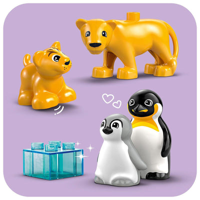 LEGO Duplo Wild Animal Families: Penguins & Lions - 10442
