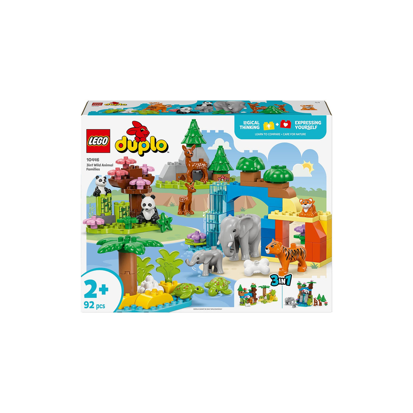 LEGO Duplo 3 in 1 Wild Animal Families - 10446
