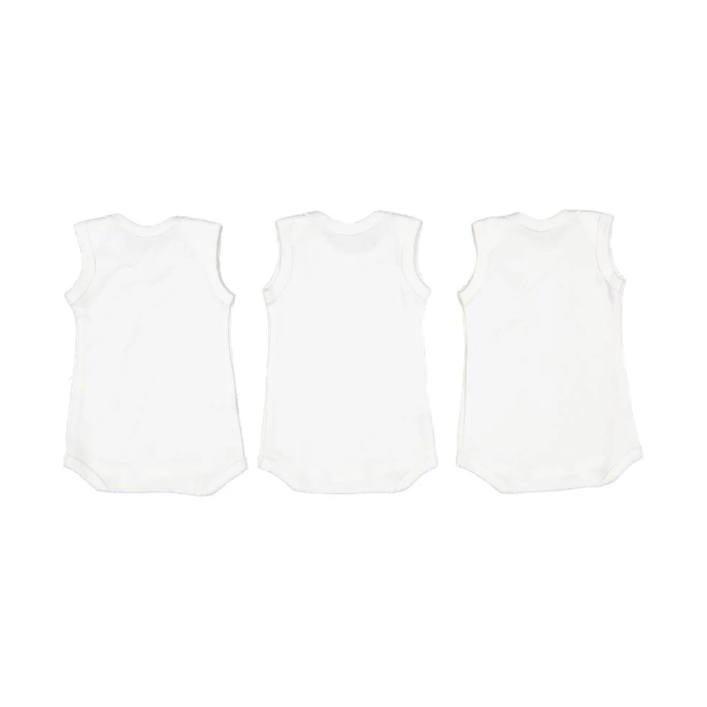 Baby Republic Babyvest Sleeveless 3 Pack - White