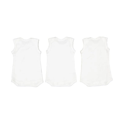 Baby Republic Babyvest Sleeveless 3 Pack - White