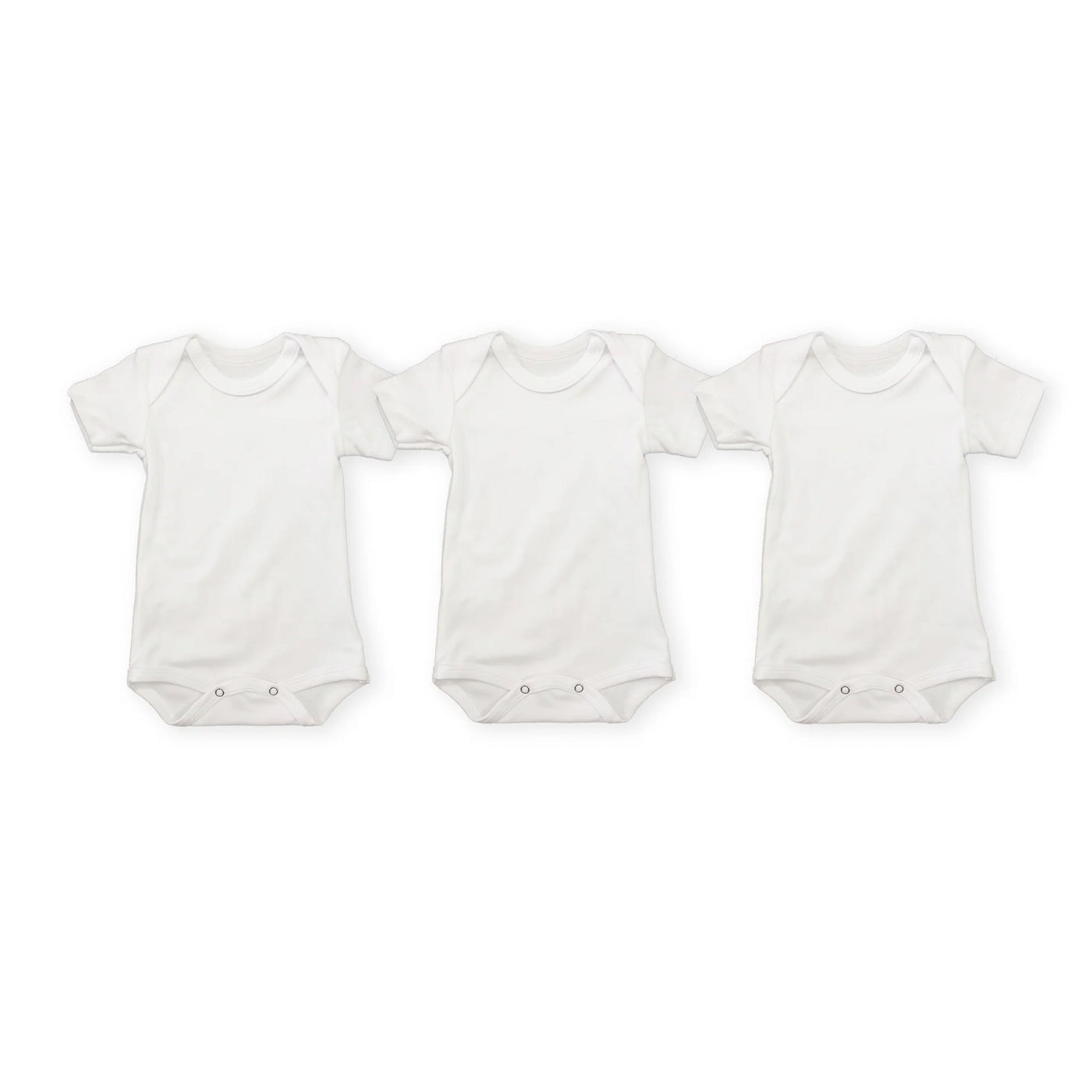 Baby Republic Babyvest Short Sleeve 3 Pack - White