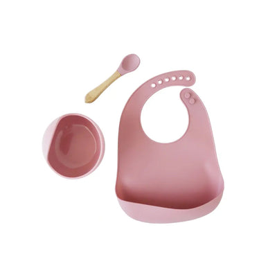 Grobaby Back To Nature 3pce Silicone Tableware Set