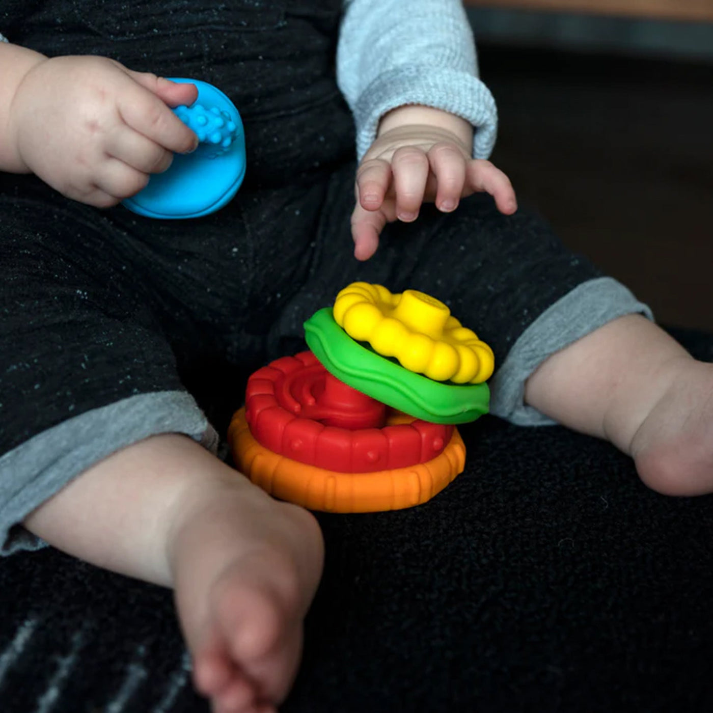 Baby Einstein Stack & Teether Multi-Textured Toy Set