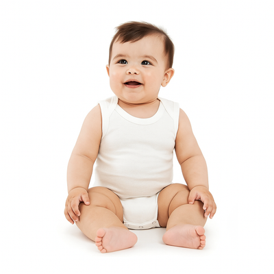Baby Republic Babyvest Sleeveless 3 Pack - White