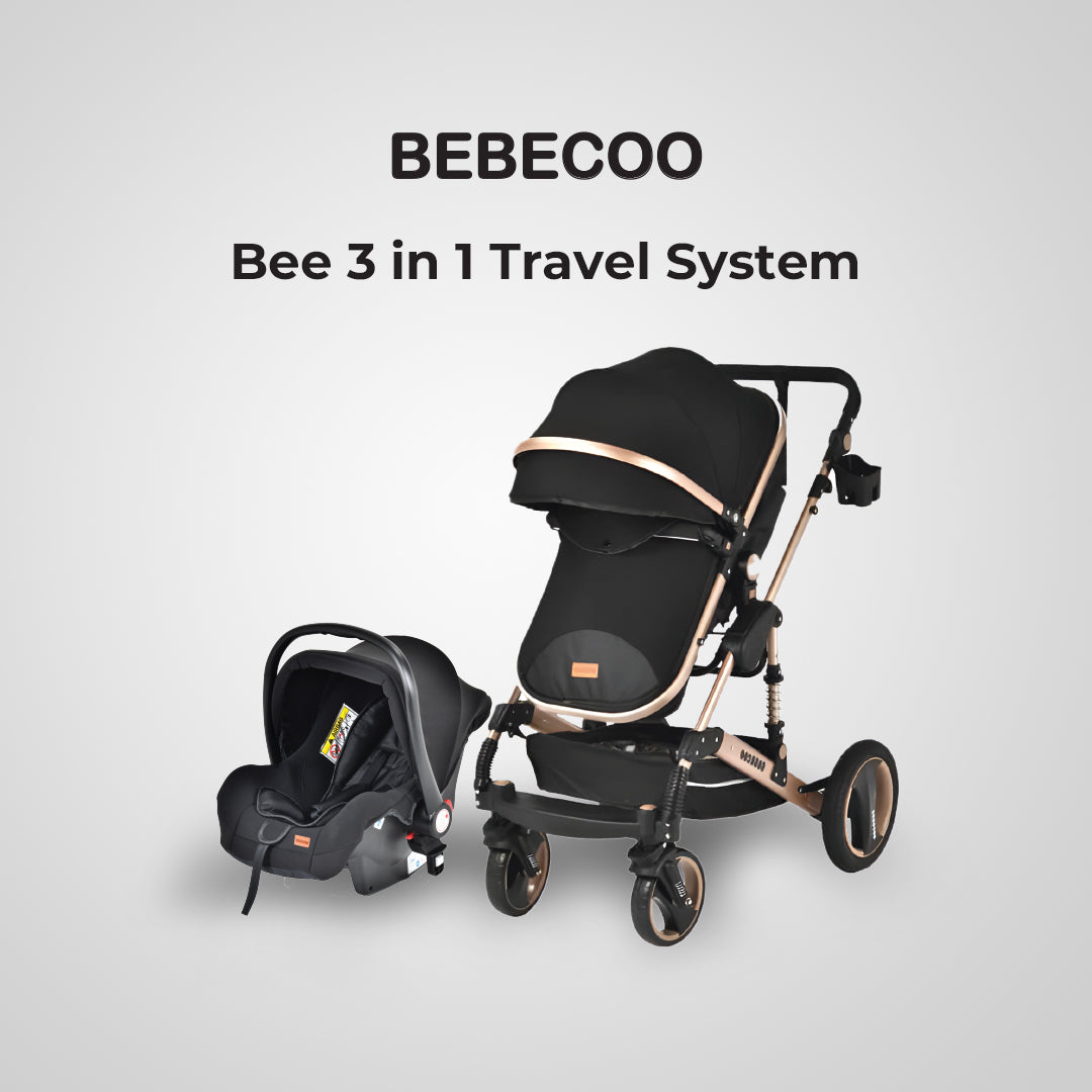 Bee Black & Gold Travel System