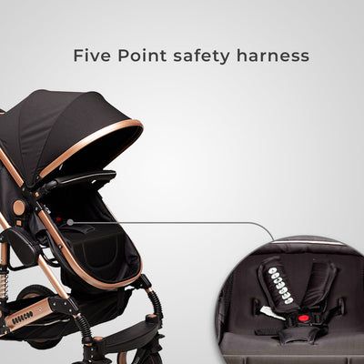Bee Black & Gold Travel System