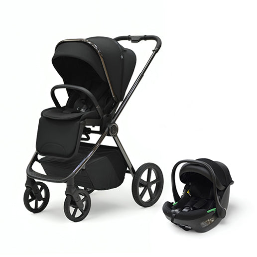 Bella III Black Stroller & Tulip i-Size Car Seat 2 In 1 Travel System