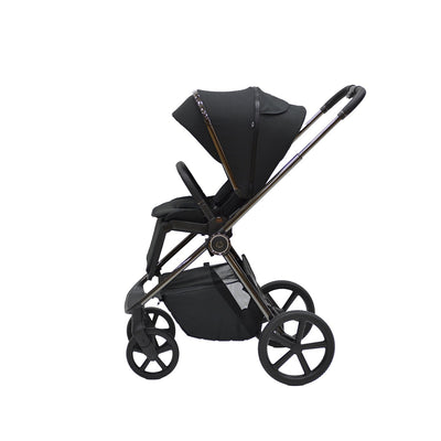 Bella III Black Stroller & Tulip i-Size Car Seat 2 In 1 Travel System
