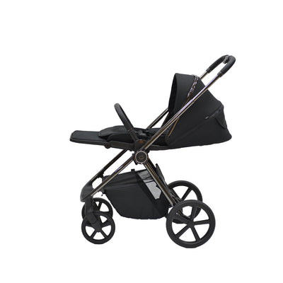 Bella III Black Stroller & Tulip i-Size Car Seat 2 In 1 Travel System