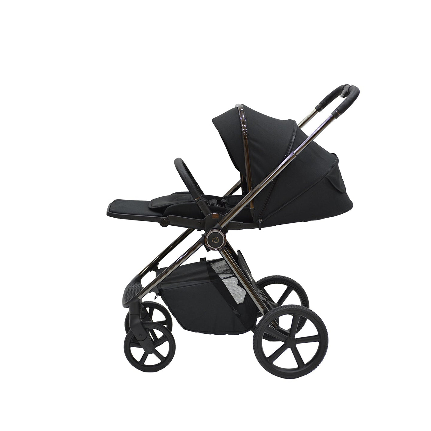 Bella III Black Stroller & Carry Cot 2 IN 1 Travel System
