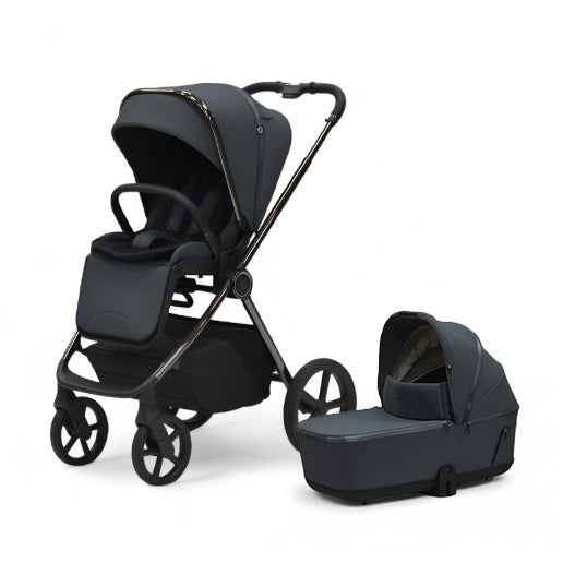 Bella III Graphite Stroller & Carry Cot 2 In 1 Travel System