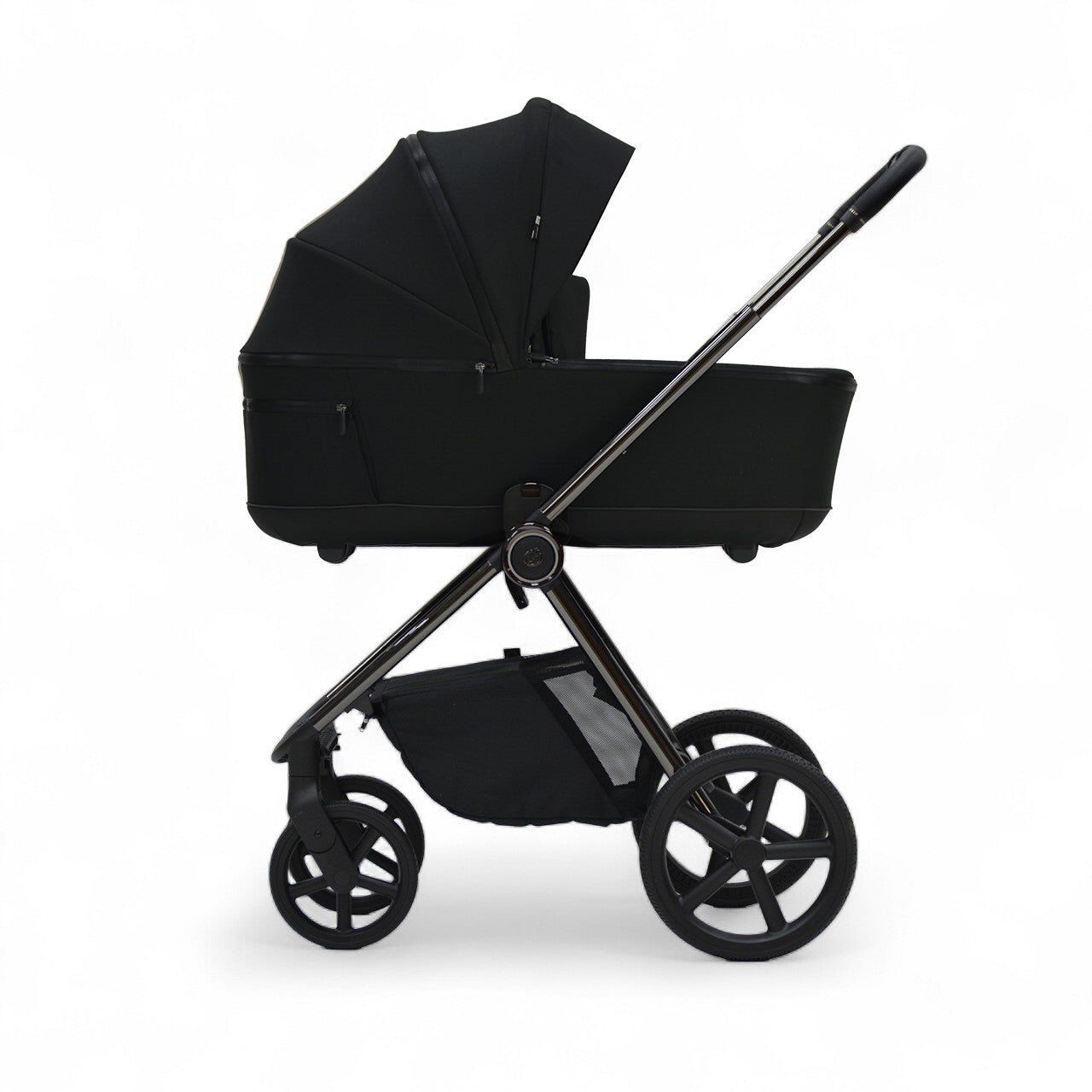 Bella III Black Stroller & Carry Cot 2 IN 1 Travel System