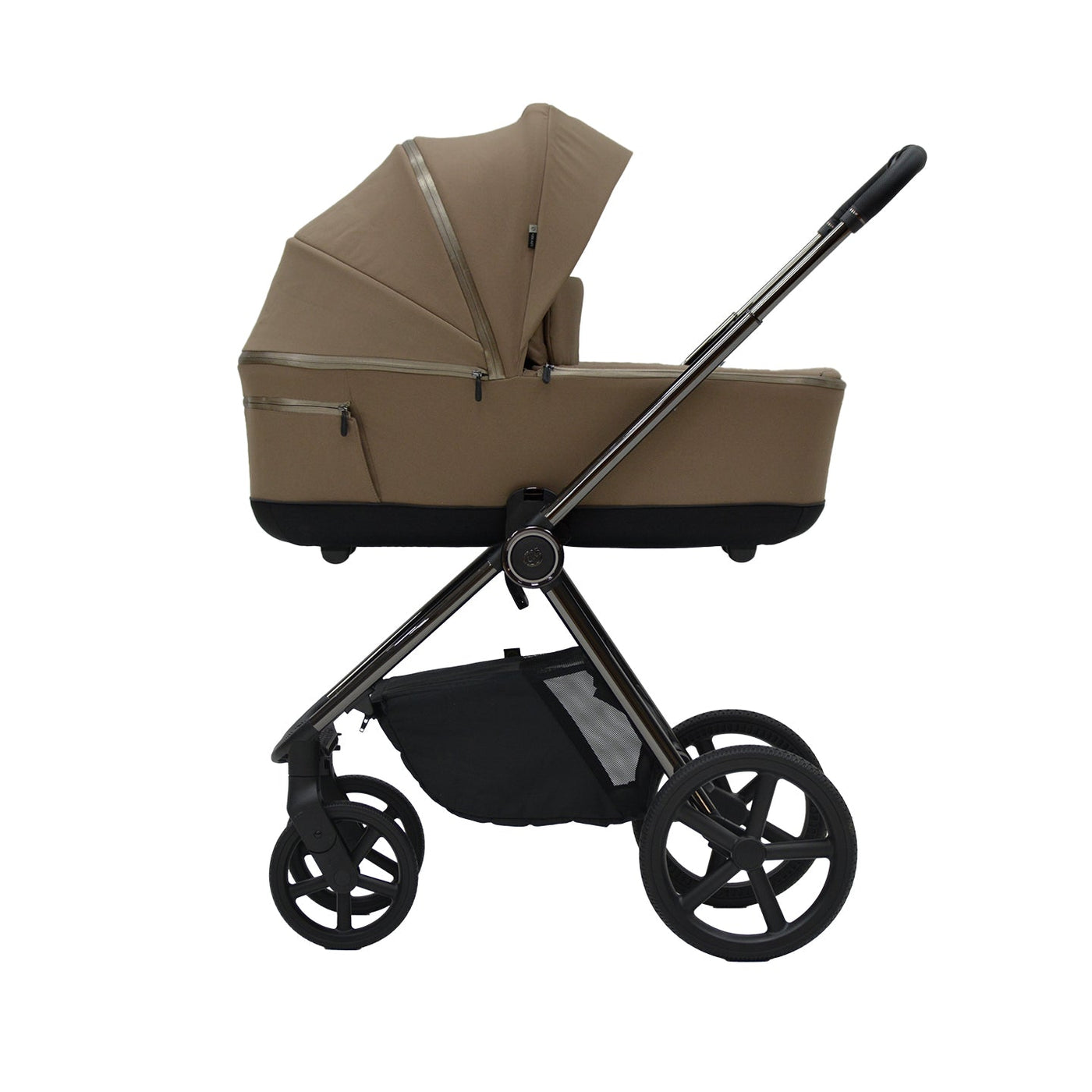 Bella III Mocca Stroller & Carry Cot 2 In 1 Travel System