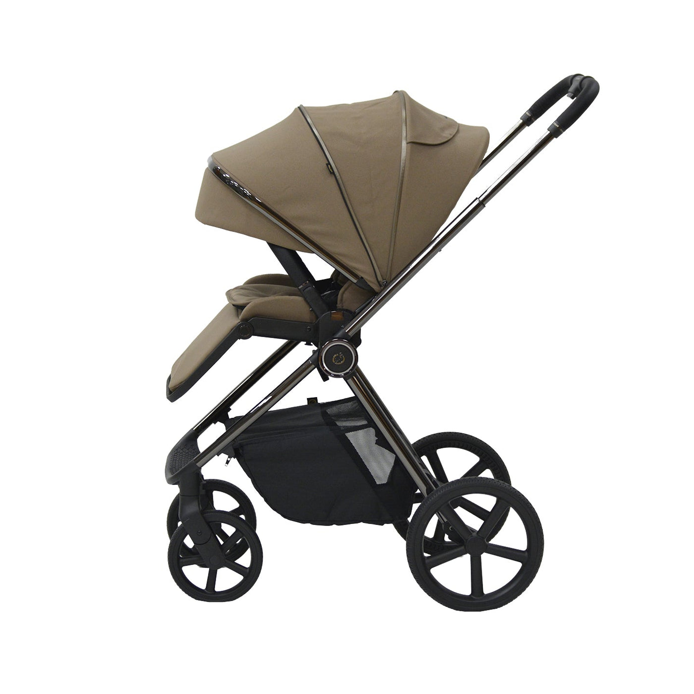 Bella III Mocca Stroller & Carry Cot 2 In 1 Travel System