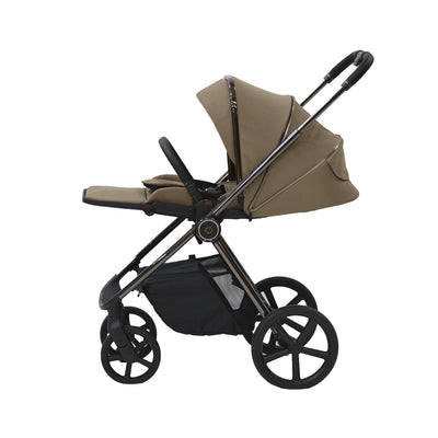 Bella III Mocca Stroller & Tulip i-Size Car Seat 2 In 1 Travel System