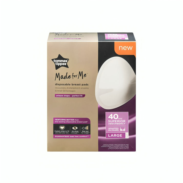 Tommee Tippee Made For Me Disposable Breast Pads x40L