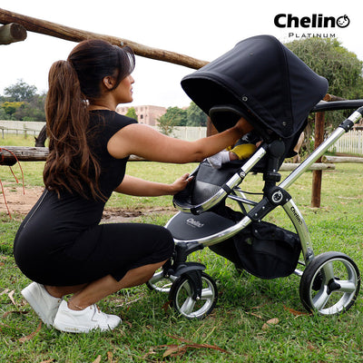 Buzz 2 in 1 Black Series Stroller