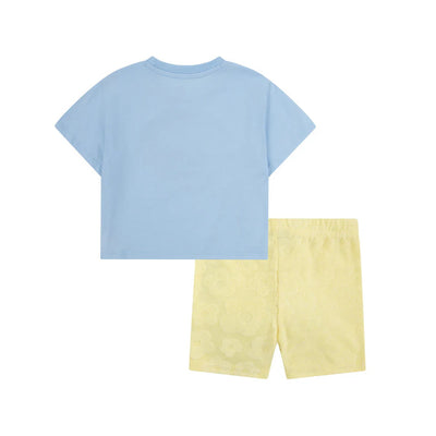 CNVG Converse Chuck Patch Tee & Biker Shorts 2 Piece - Like Butter