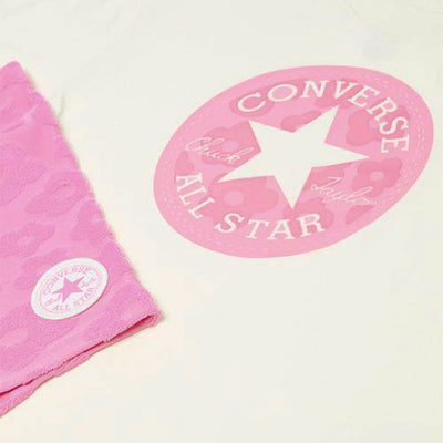 CNVG Converse Chuck Patch Tee & Biker S - Oops Pink