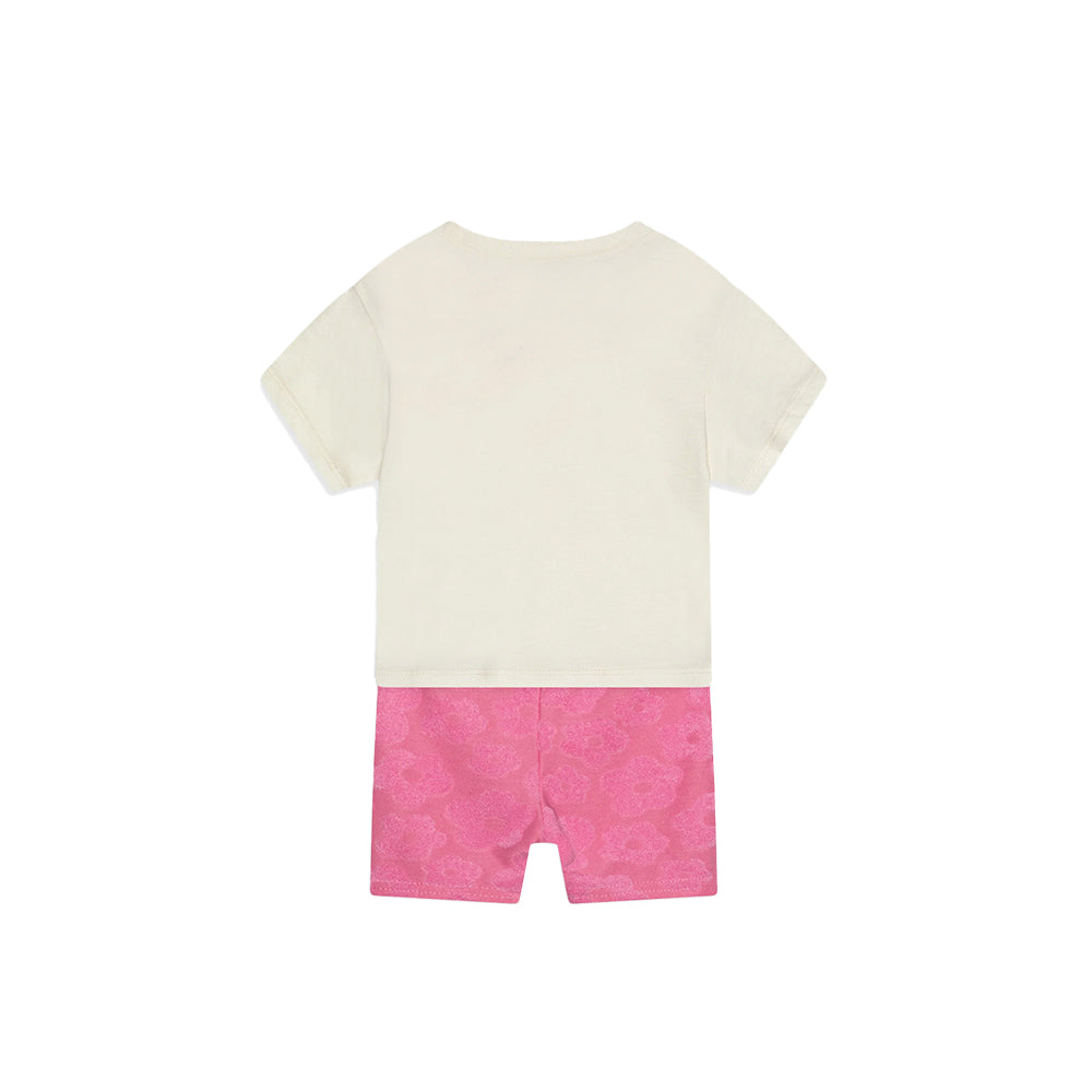 CNVG Converse Chuck Patch Tee & Biker S - Oops Pink