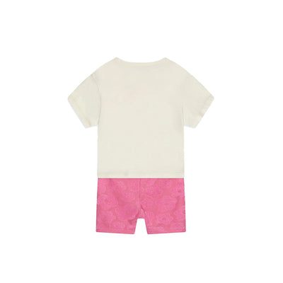 CNVG Converse Chuck Patch Tee & Biker S - Oops Pink