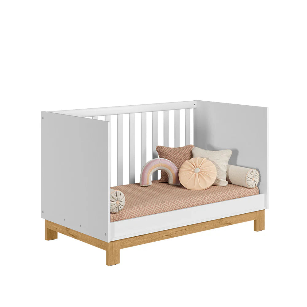 Luan 2 IN 1 Convertible Baby Cot to Bed