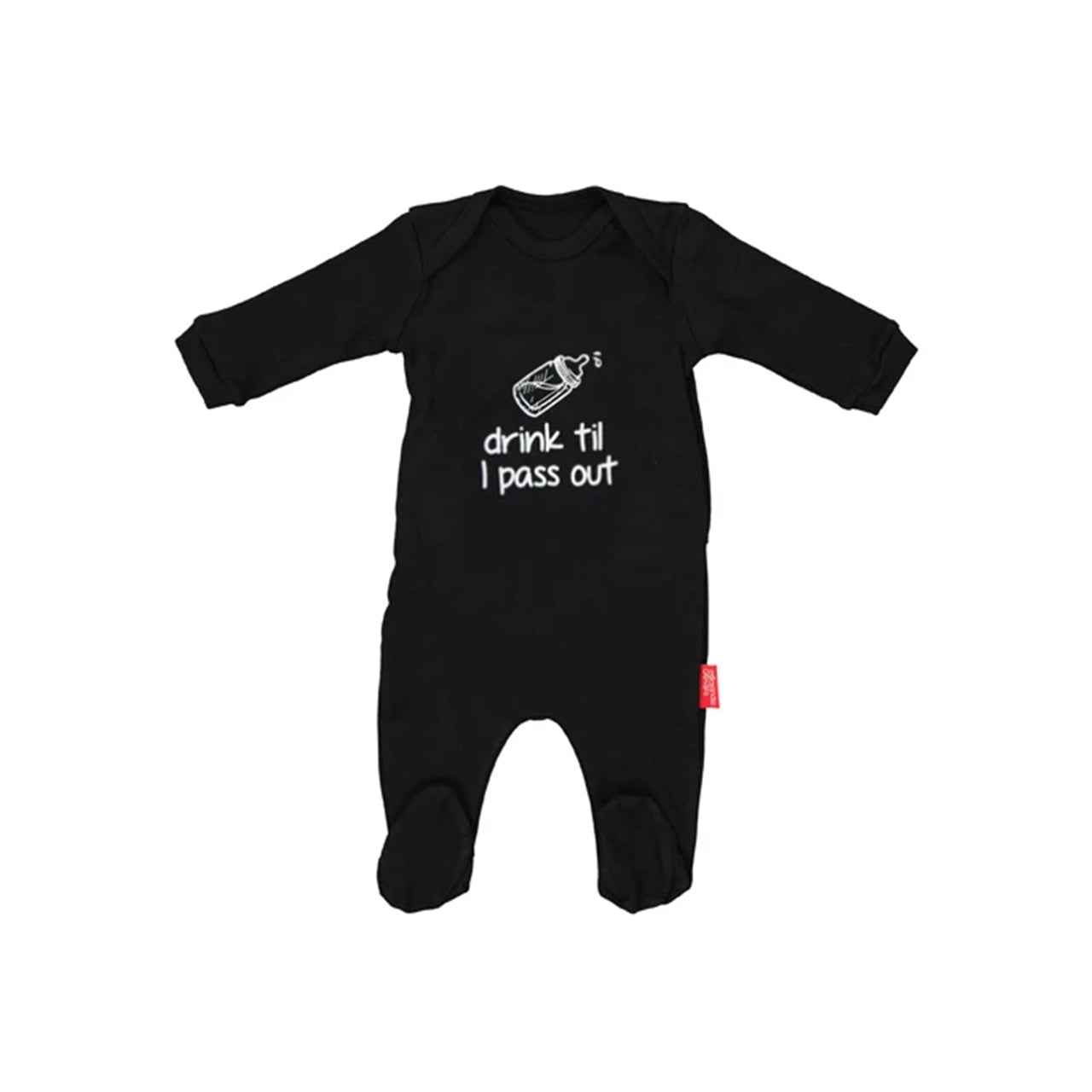 Baby Republic Drink Til I Pass Out (LS) - Black