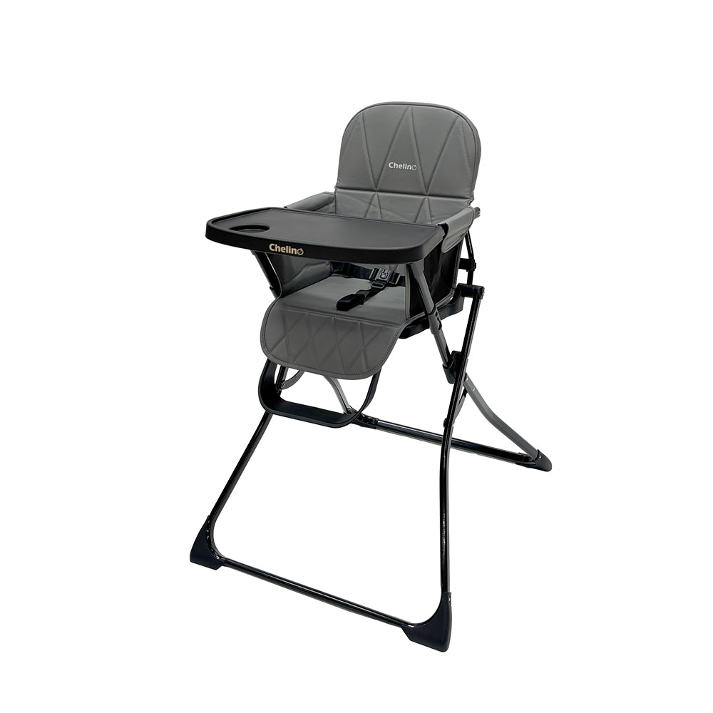 Easy Fold High Chair - Dark Grey
