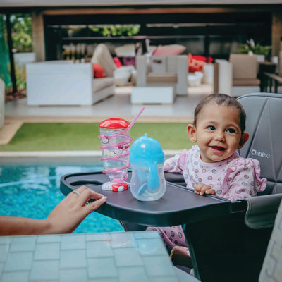 Easy Fold High Chair - Dark Grey