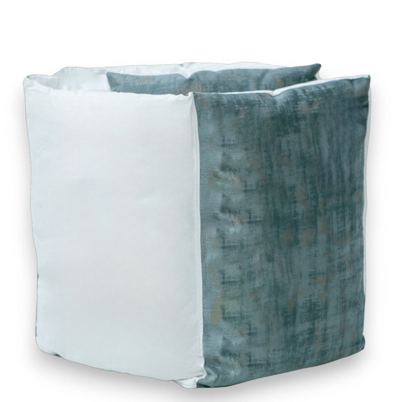 Blue and White Selina Cot 3 Piece Bedding