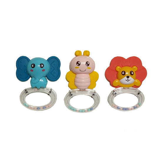 HE0135 Baby Teether Rattles with Bright Colours