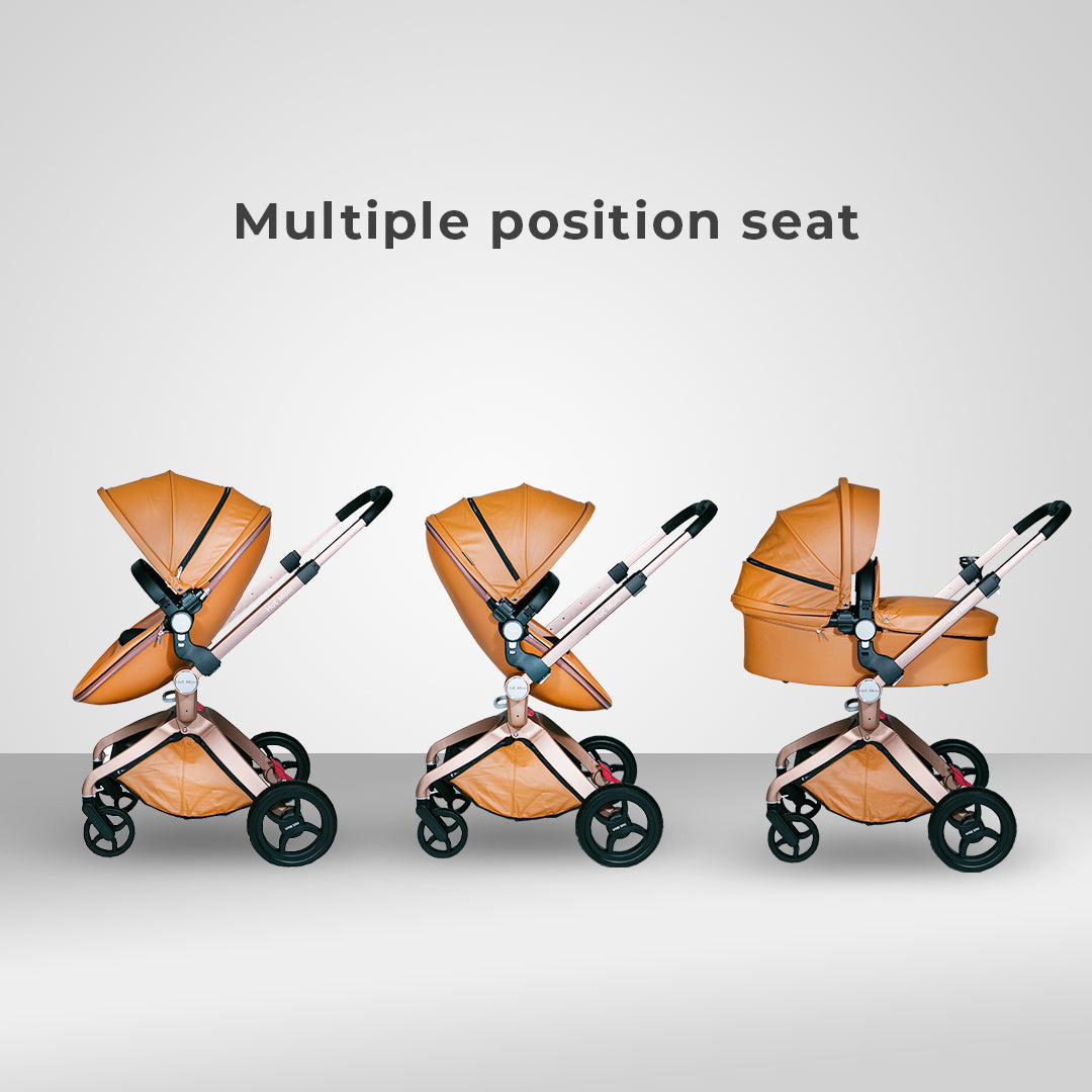 HotMom Cocoon White Stroller