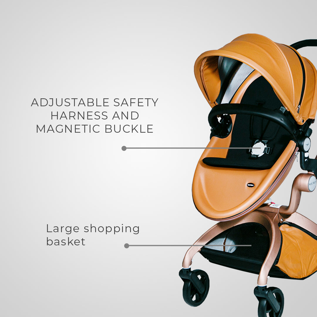 HotMom Cocoon White Stroller