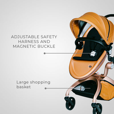 HotMom Cocoon White Stroller