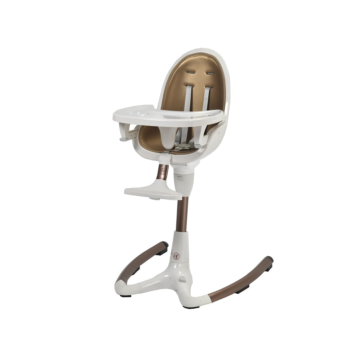 Hot Mom High Chair White & Rose Gold