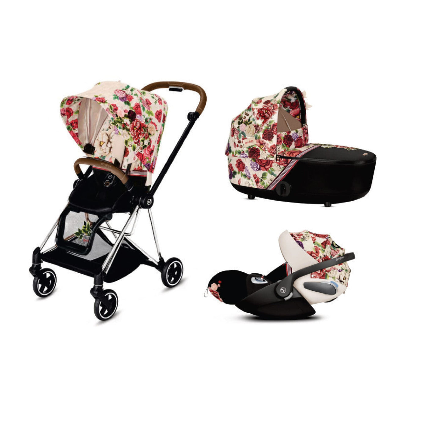 MIOS Pack Spring Blossom Light Seat Pack + Lux Carry Cot + Cloud Z