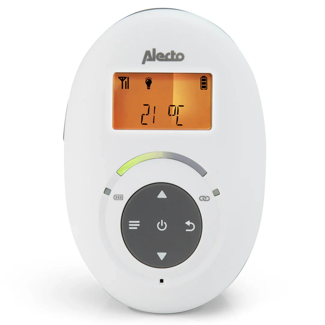 Alecto DBX-125 - Full Eco DECT baby monitor, white/anthracite