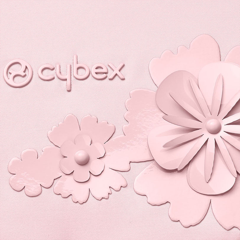 PRIAM Lux Gen 4 Simply Flowers Carry Cot - Pale Blush