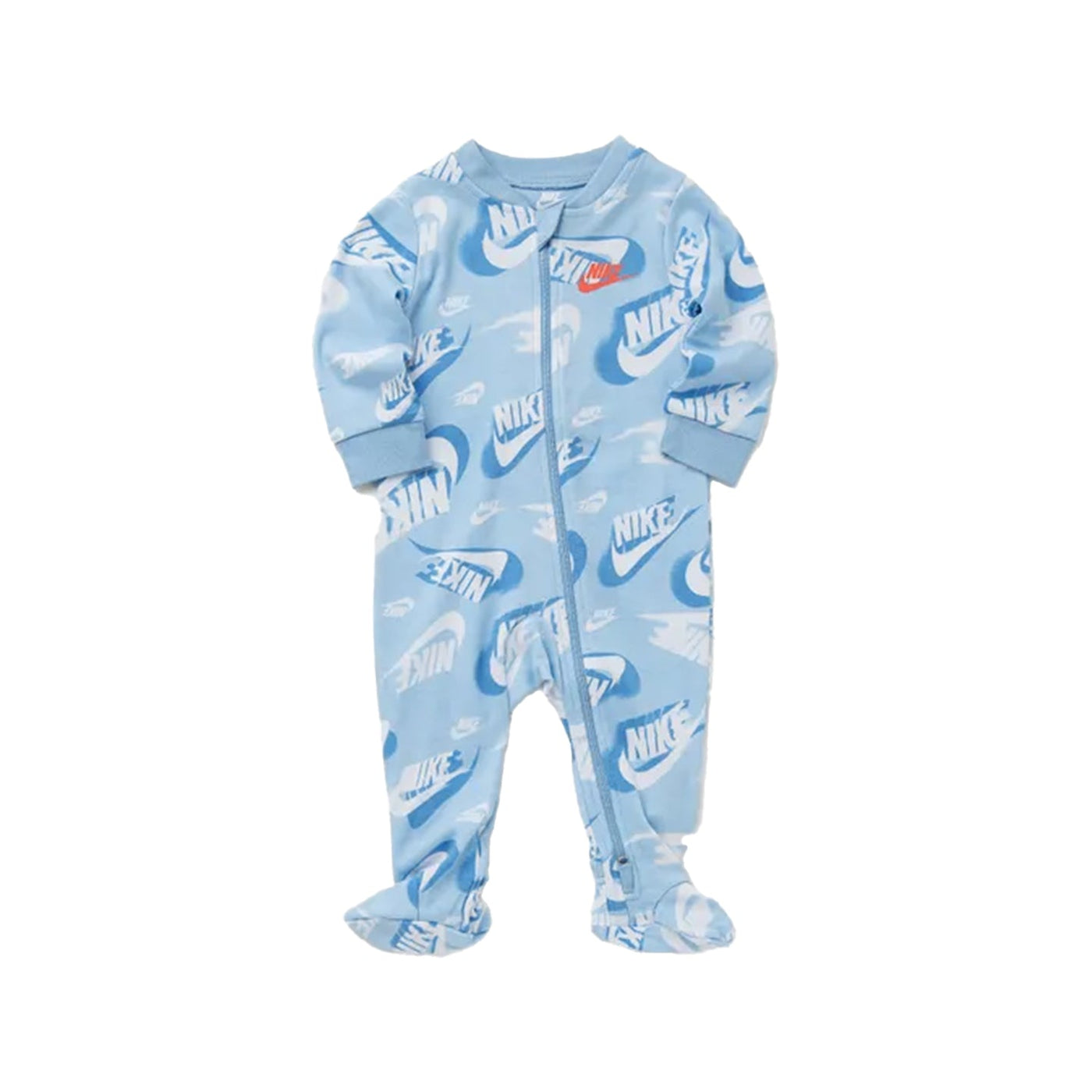 Nike NKB B NSW OTM AOP Footed Coverall - Psychic Blue