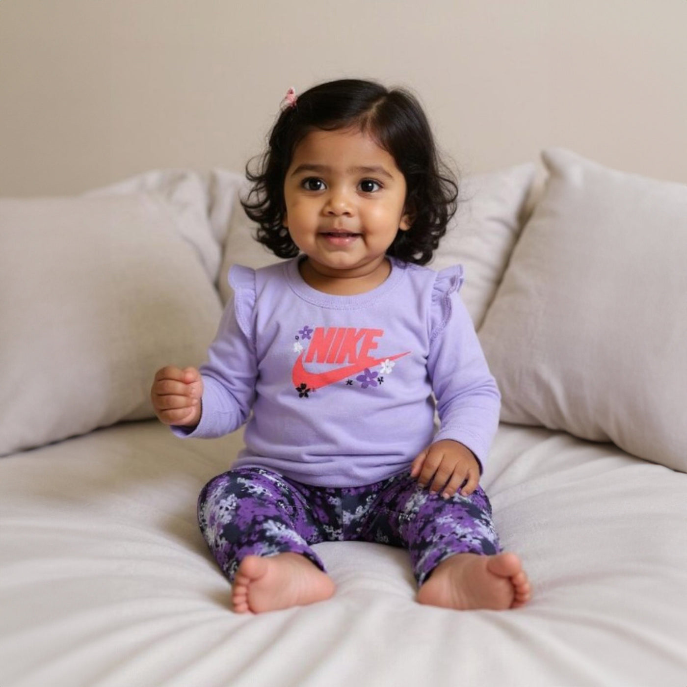 Nike Kids Fresh Cut Bodysuit Legging - Purple