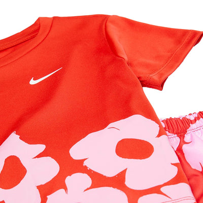 Nike NKG Floral DF Sprinter Short S - Picante Red