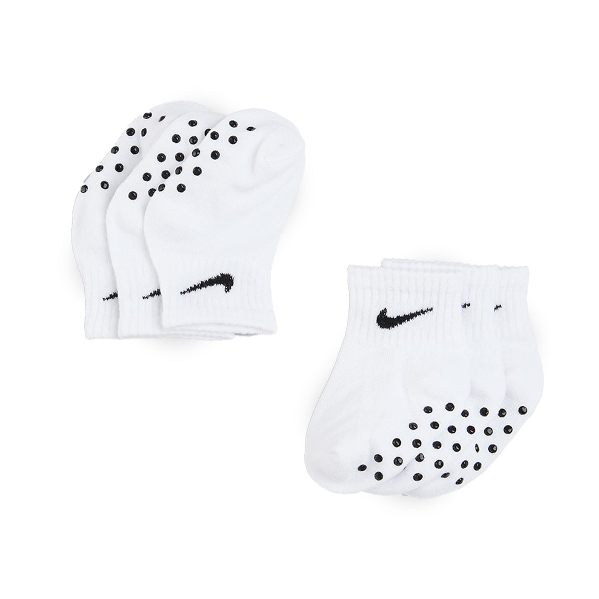 NHN Nike Core Swoosh Gripper Socks - White/Black