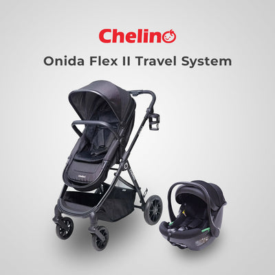 Onida Flex II Black Travel System