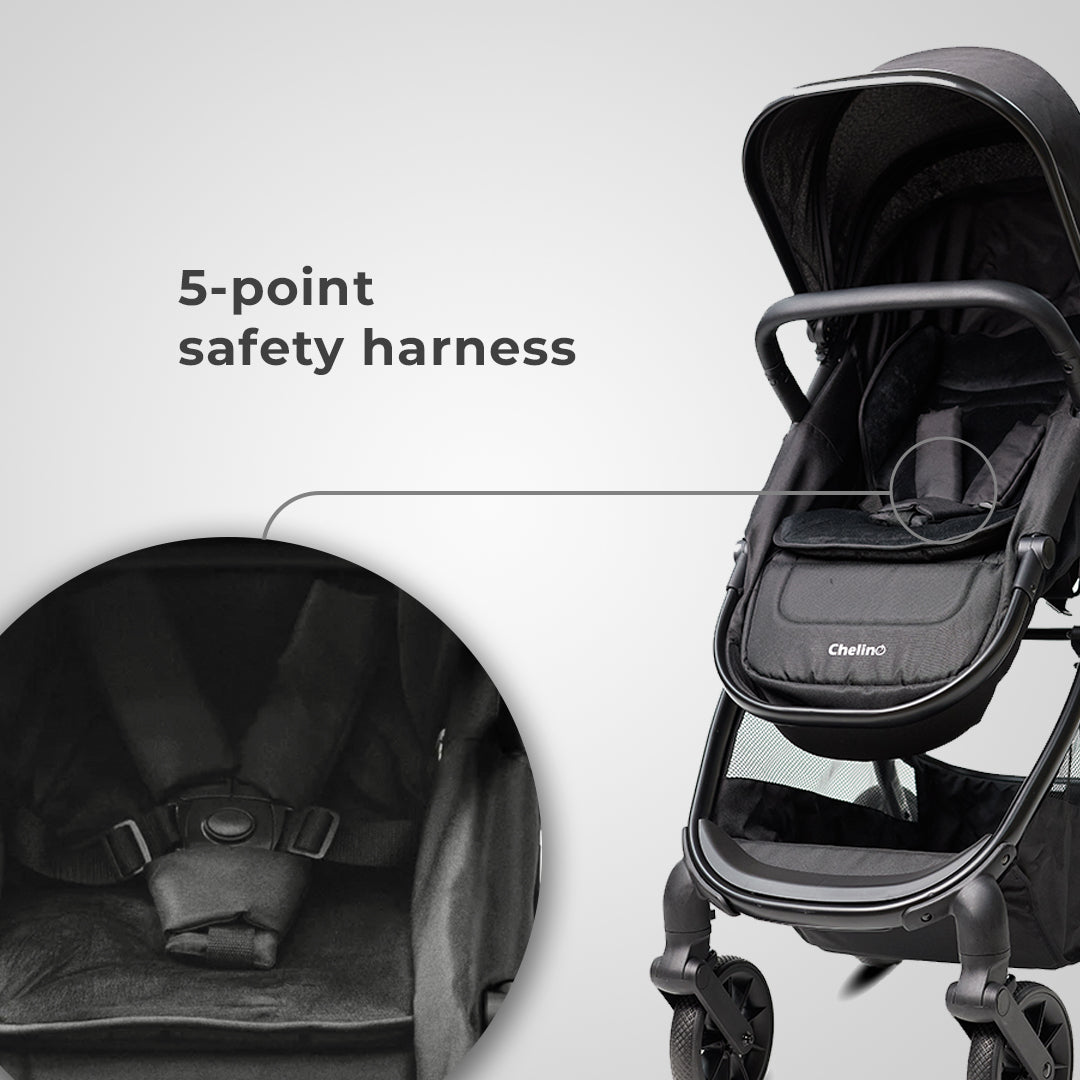 Onida Flex II Black Travel System