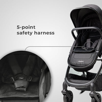 Onida Flex II Black Travel System