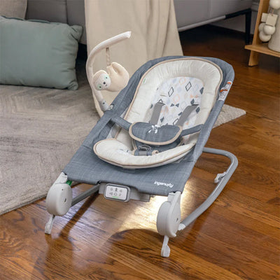 Ingenuity Happy Belly Rock-to-Bounce Massage Seat - Parker