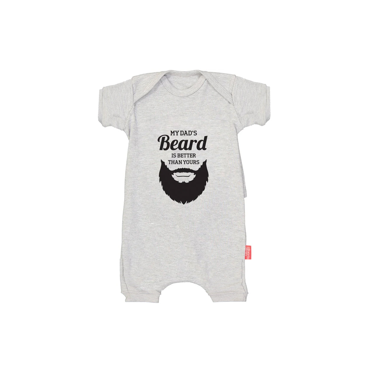 Baby Republic My Dad's Beard Is Better Than Yours - Grey Melange