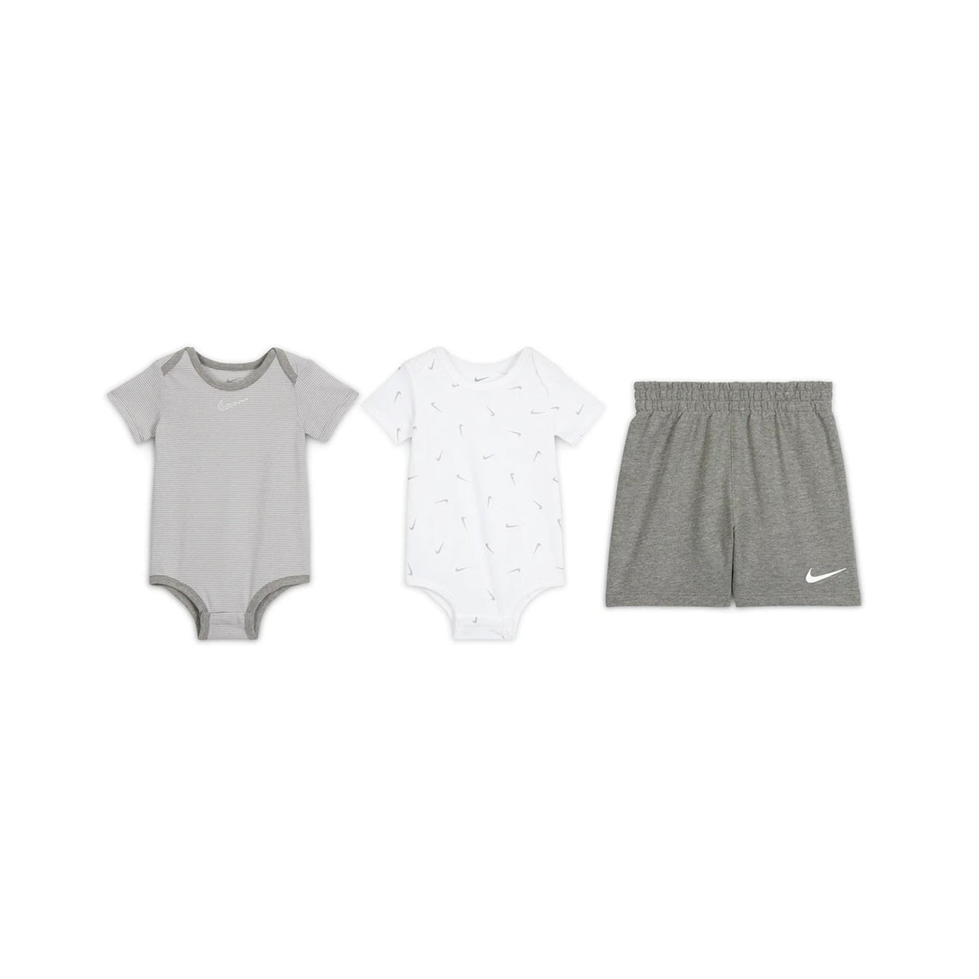 Nike NKN Be Stripe Swooshfetti 3 Pack - BK Grey Heather