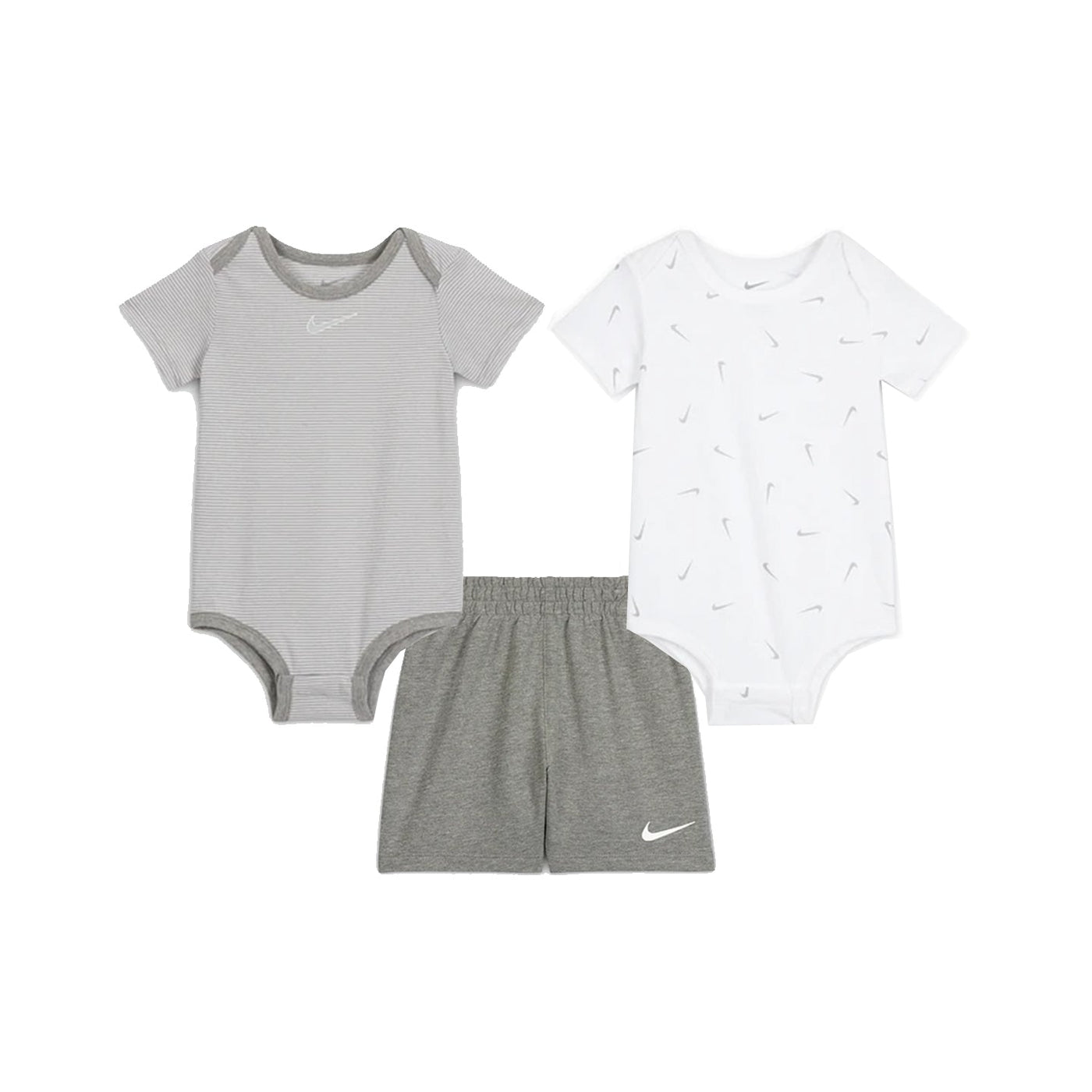Nike NKN Be Stripe Swooshfetti 3 Pack - BK Grey Heather